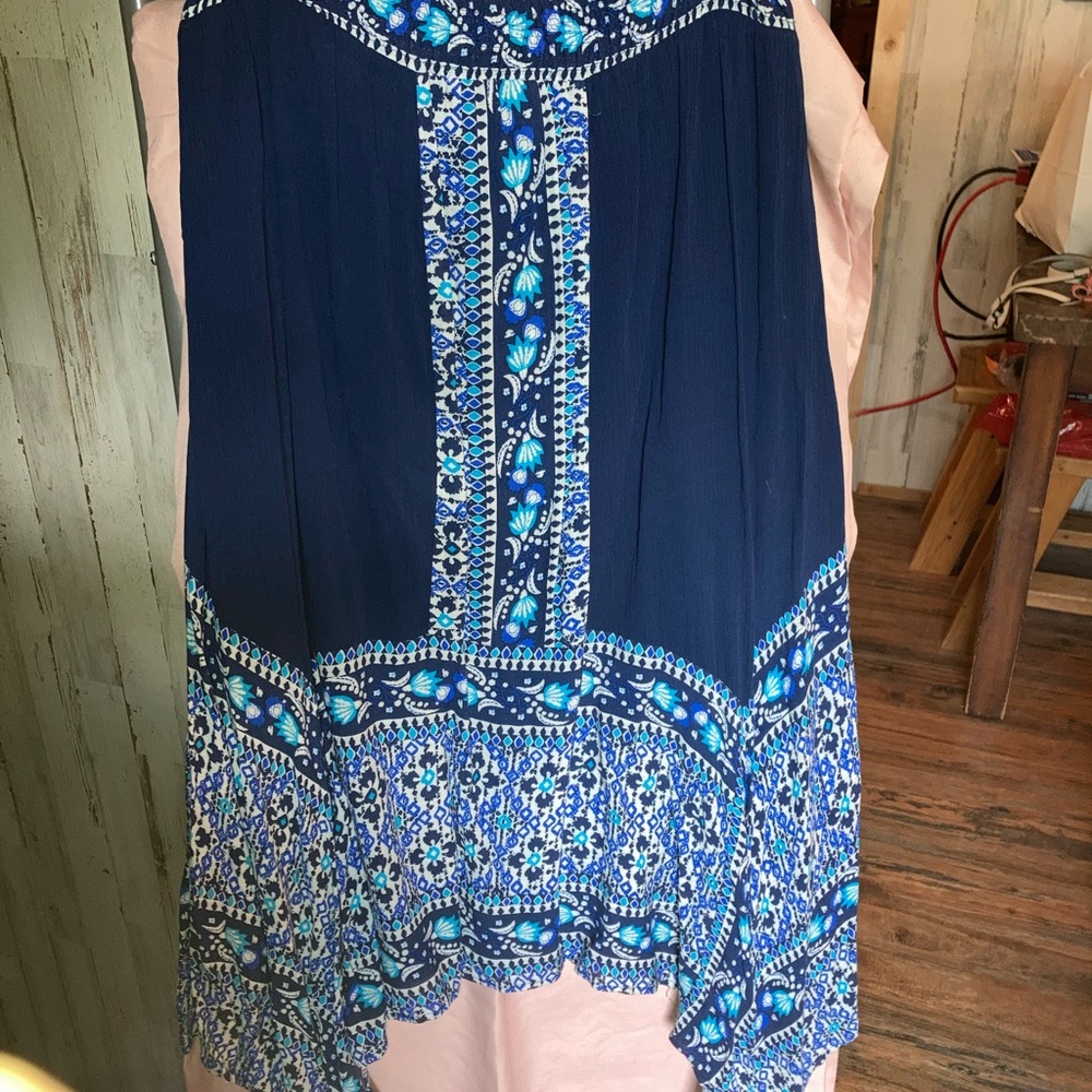 Boho High-Low Midi Skirt
